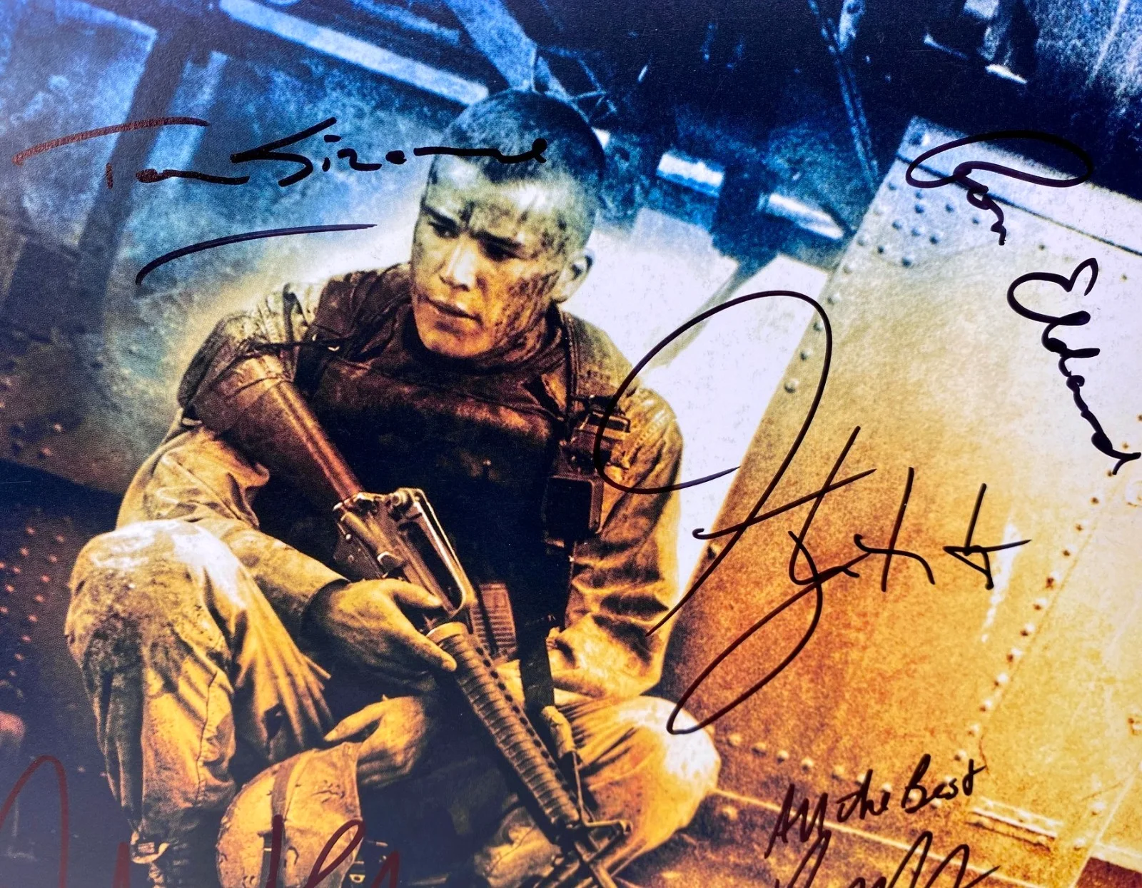 Cast — 2001 Black Hawk Down Movie 11 Cast Signed Ridley Scott Ewan McGregor Sam Shepard, image 2