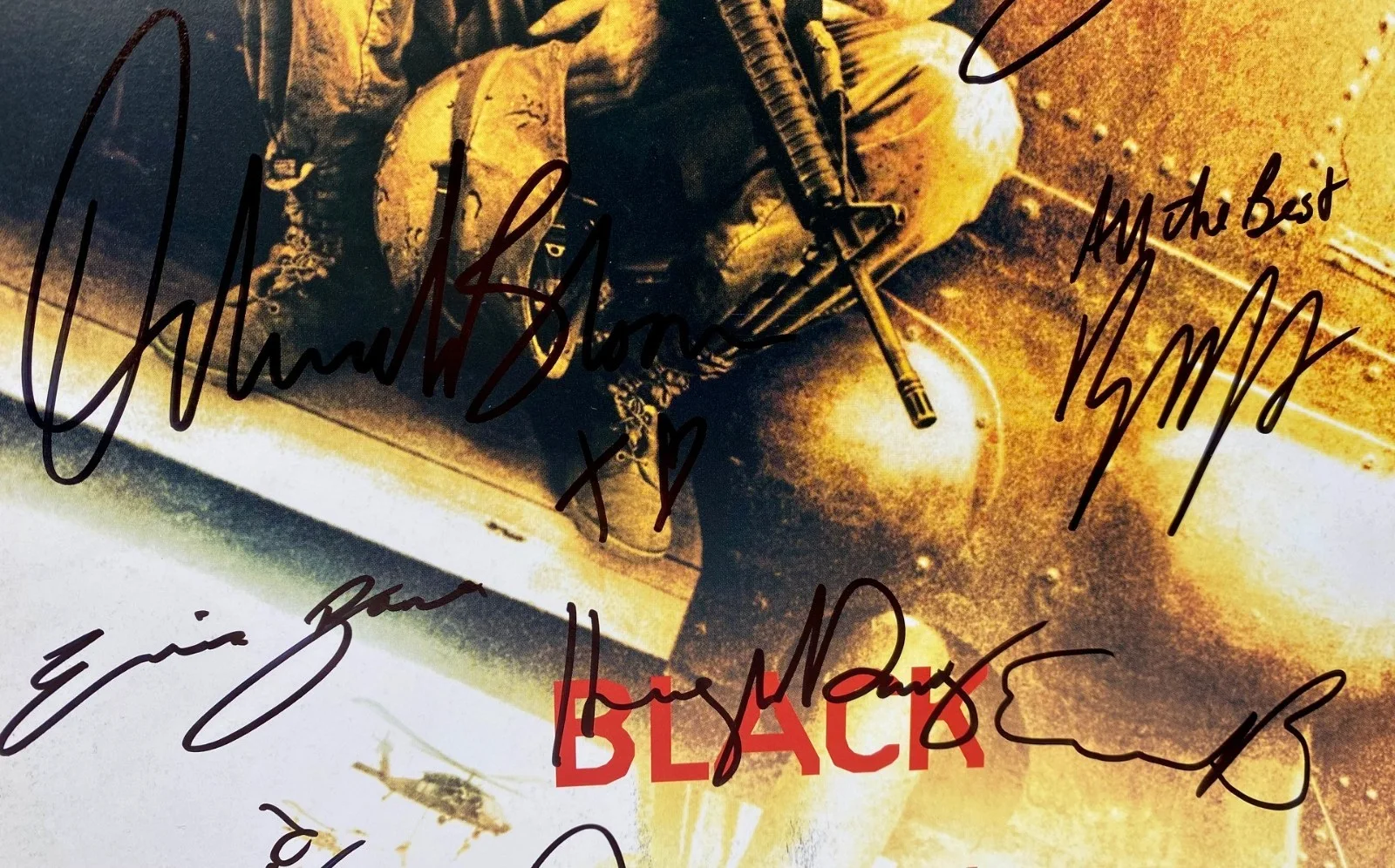 Cast — 2001 Black Hawk Down Movie 11 Cast Signed Ridley Scott Ewan McGregor Sam Shepard, image 3