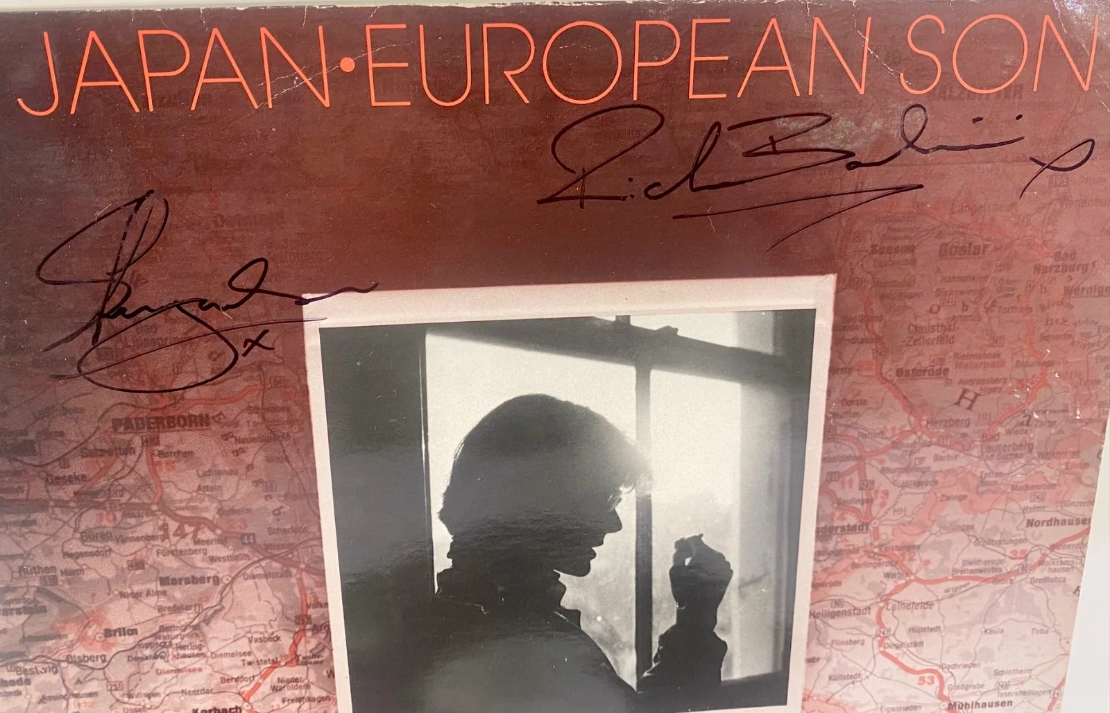 1981 Japan "European Son" 12" LP Single Band Signed By 4 David Sylvian Mick Karn, изображение 3