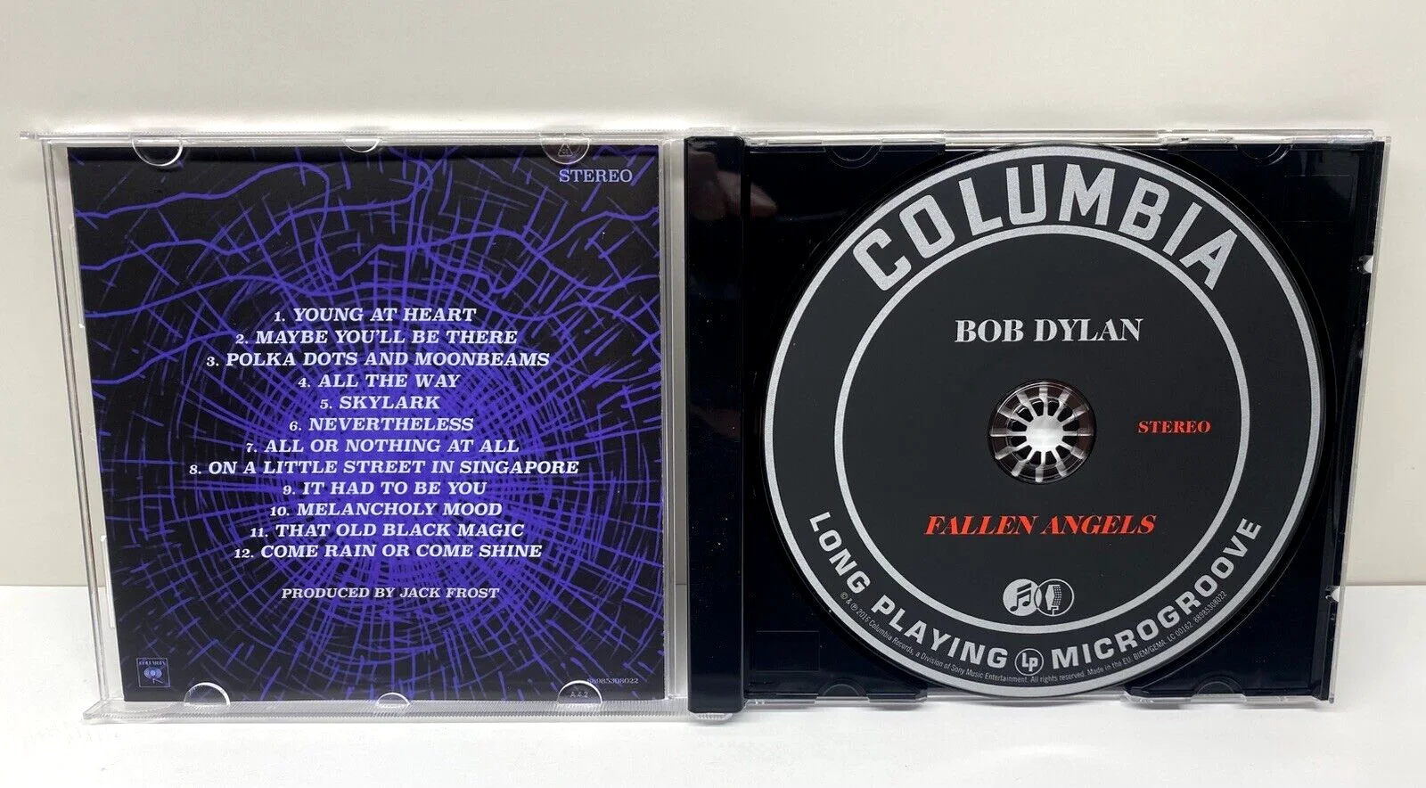 Bob Dylan Fallen Angels Signed 2016 CD Autographed, image 3