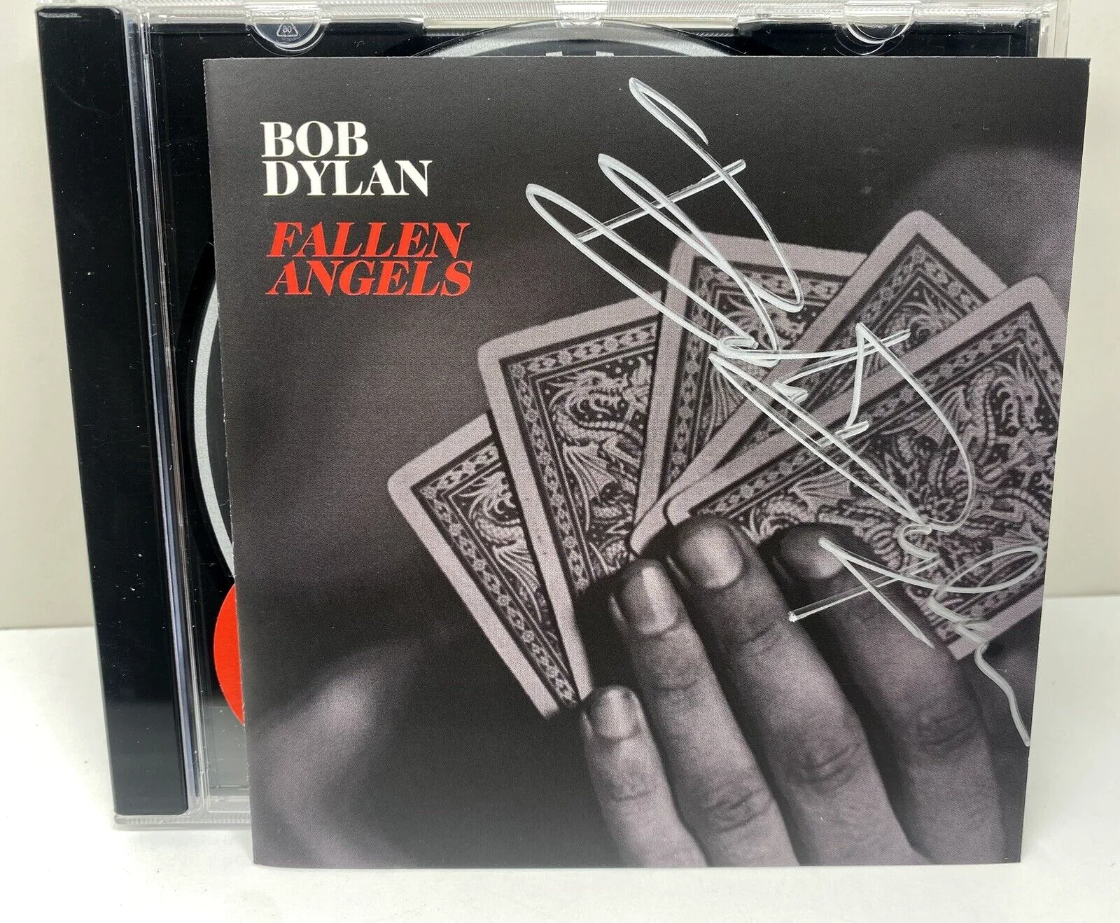 Bob Dylan Fallen Angels Signed 2016 CD Autographed, image 4