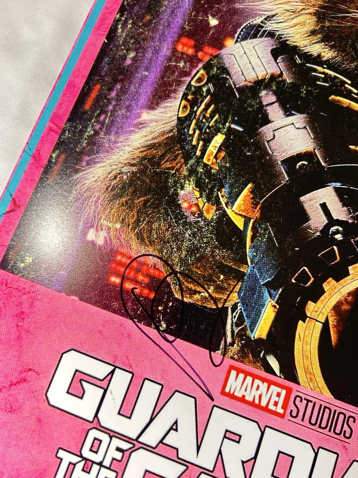 Bradley Cooper — Bradley Cooper Signed Guardians Of The Galaxy 12x18 Poster Autographed JSA COA, image 3