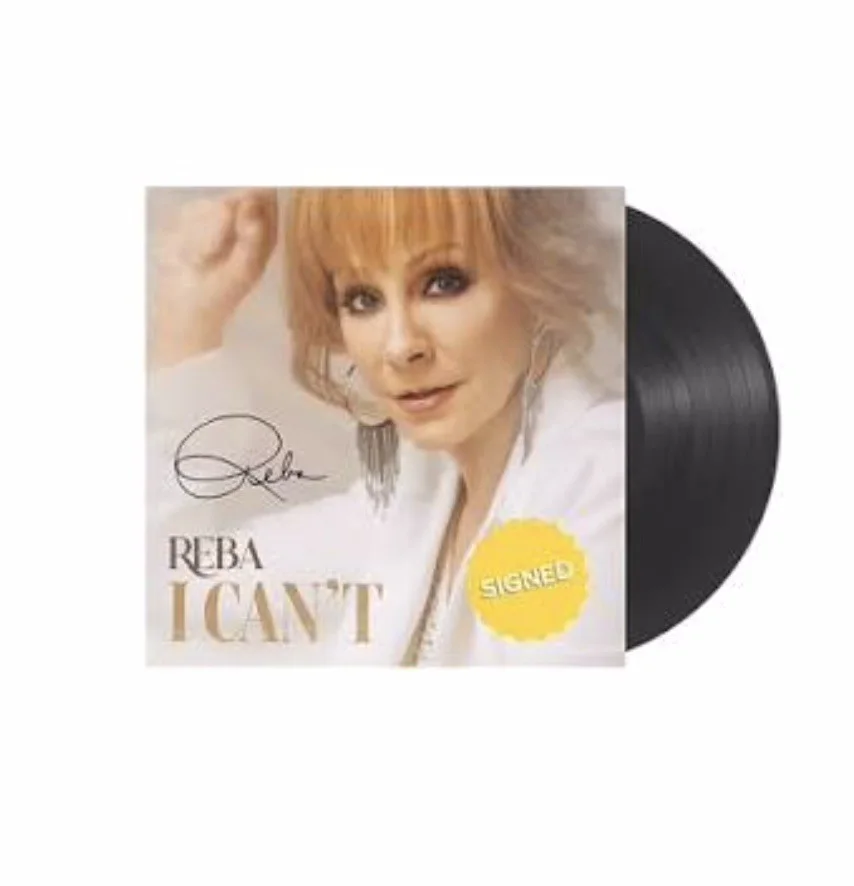 Reba McEntire Authentic Signature From The Record Label 7” Vinyl Record ICan’t, изображение 3