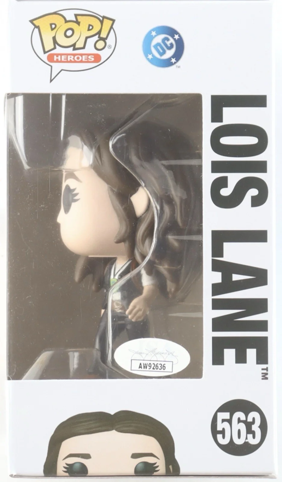 RACHEL BROSNAHAN — Rachel Brosnahan Signed Superman Lois Lane Funko Pop 563 Autographed JSA COA, изображение 2