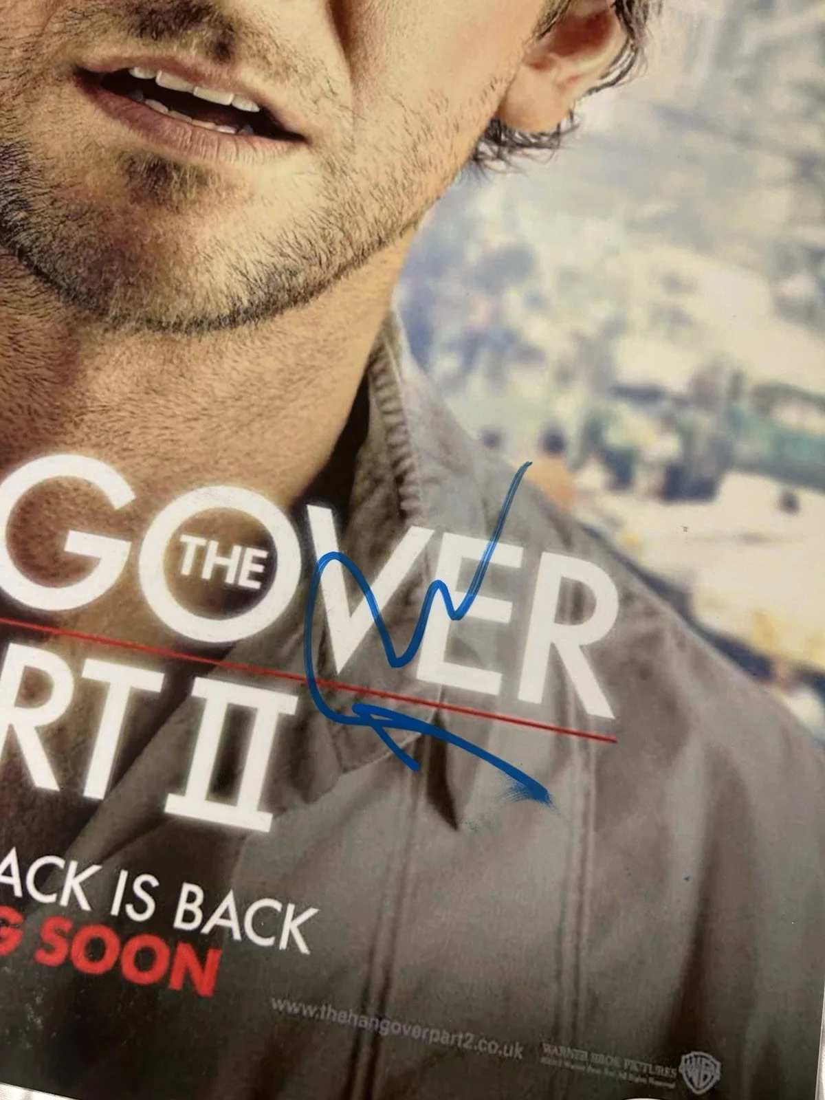 Bradley Cooper — Bradley Cooper Signed The Hangover Part 3 12x18 Poster Autographed JSA COA, изображение 3