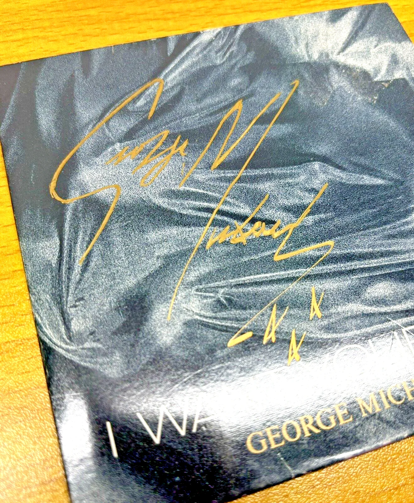 1987 George Michael "I Want Your Sex" CD Single From Faith LP Signed Autograph, изображение 2