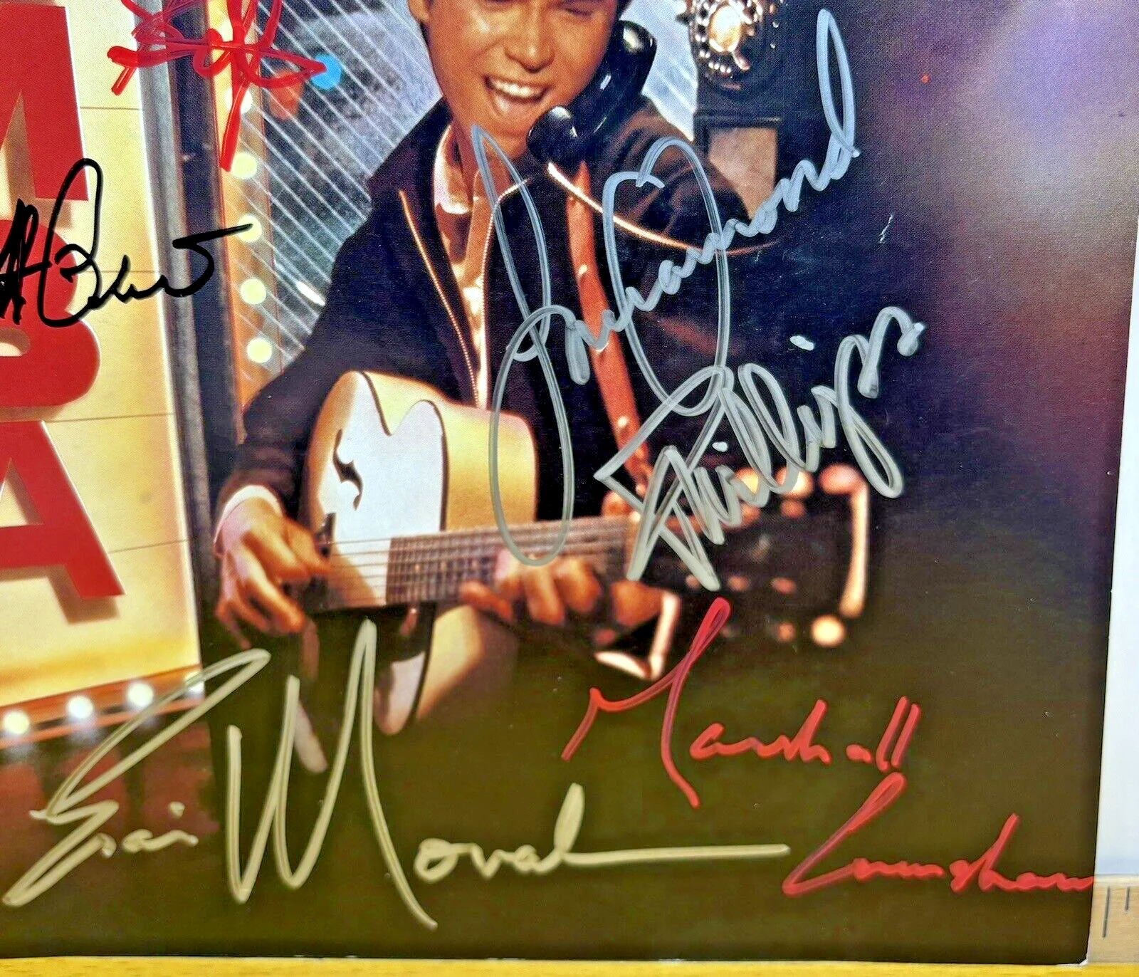 Cast — 1987 La Bamba Movie Program Cast Signed By 8 Lou Diamond Phillips Luis Valdez, image 5