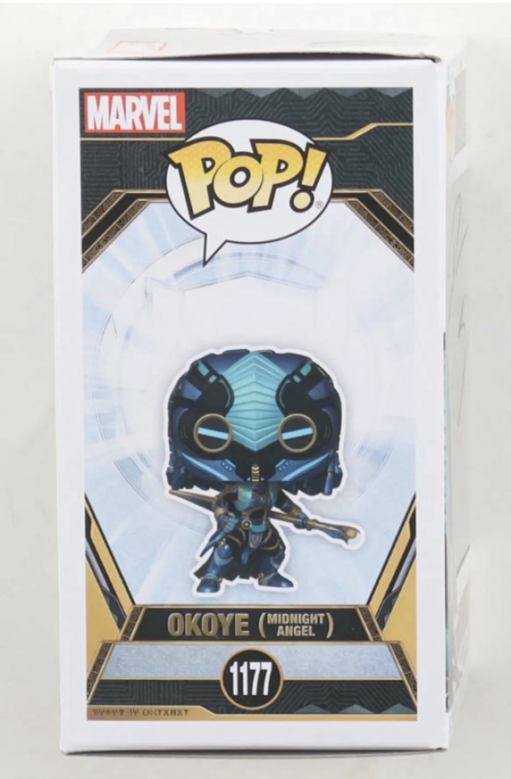 Danai Gurira — Danai Gurira Signed Okoye Funko Wakanda Forever Midnight Angel Beckett COA, изображение 4