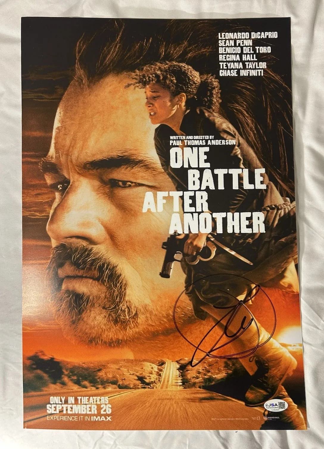 Teyana Taylor — Teyana Taylor Signed One Battle After Another 12x18 Poster Autographed JSA COA