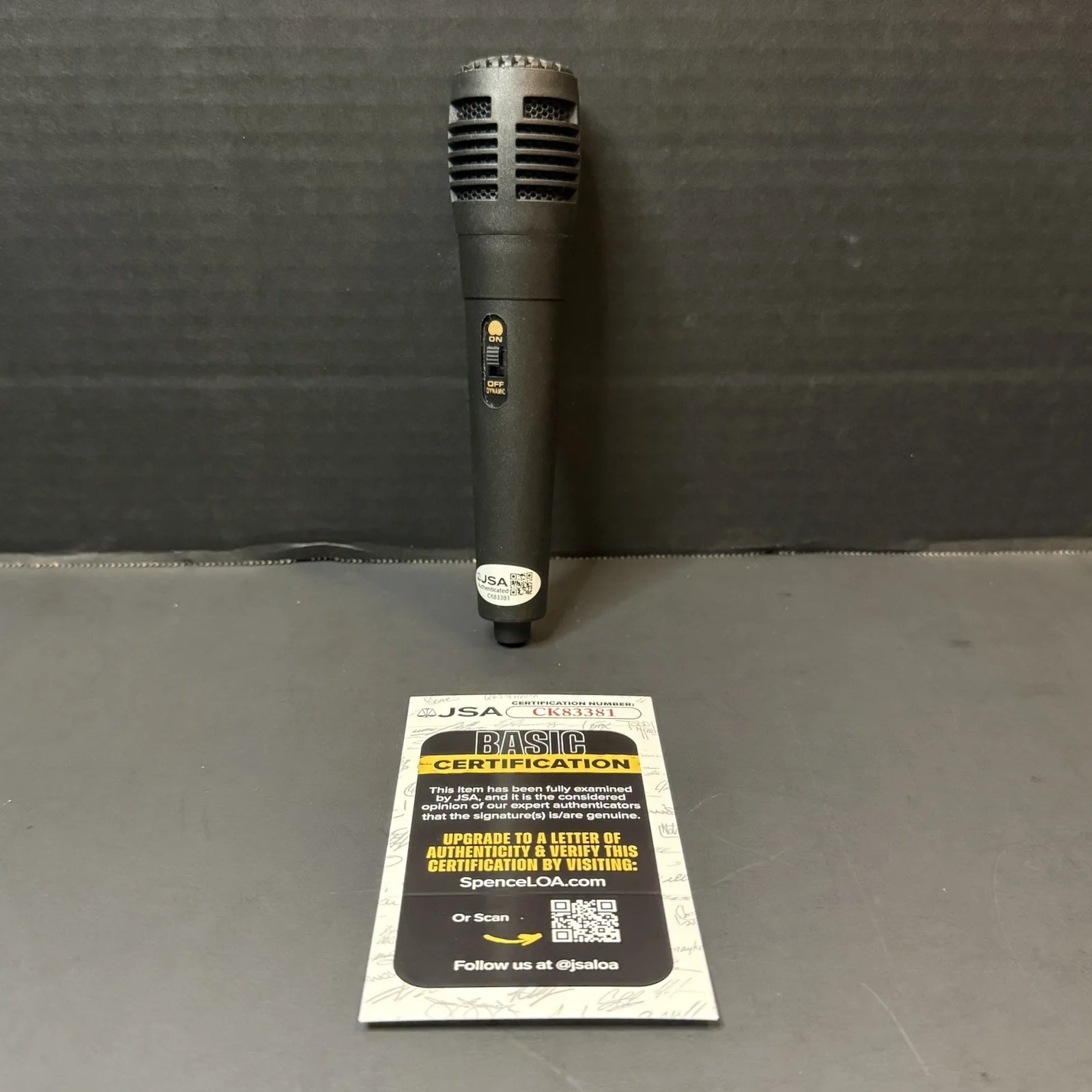 Schoolboy Q Signed Microphone Autographed Mic Rapper JSA COA Collard Greens TDE, image 3