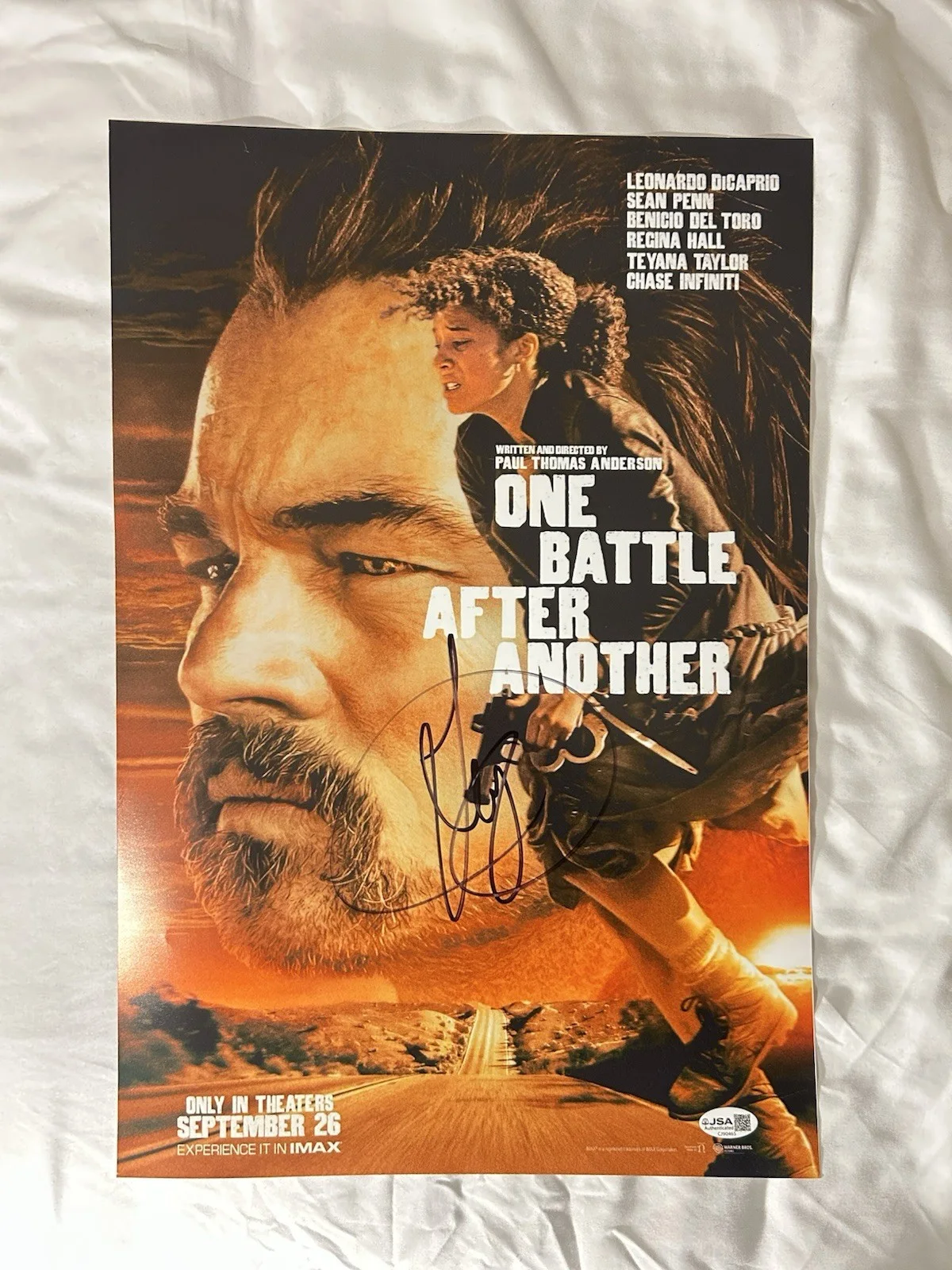 Teyana Taylor — Teyana Taylor Signed One Battle After Another 12x18 Poster Autographed JSA COA, изображение 2