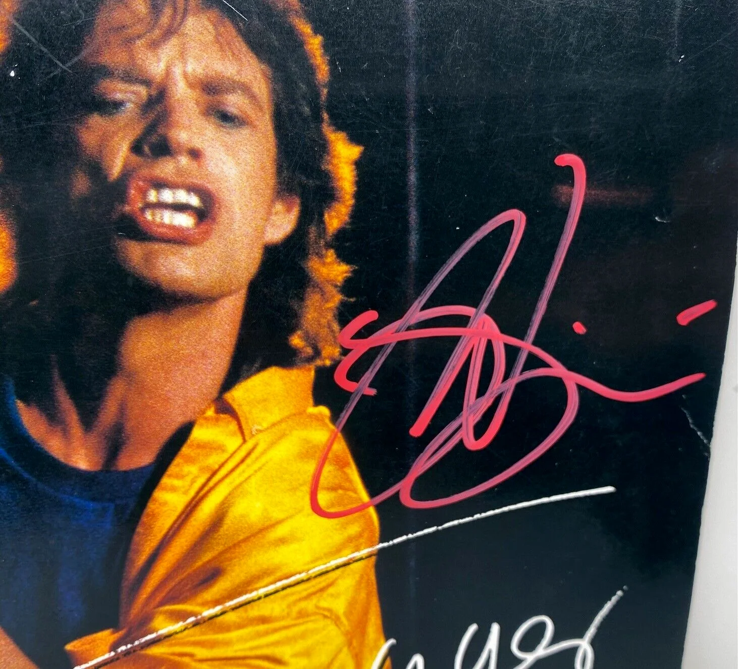 1988 Mick Jagger Primitive Cool Tour Concert Program Signed By 3 w/ Joe Satriani, image 3