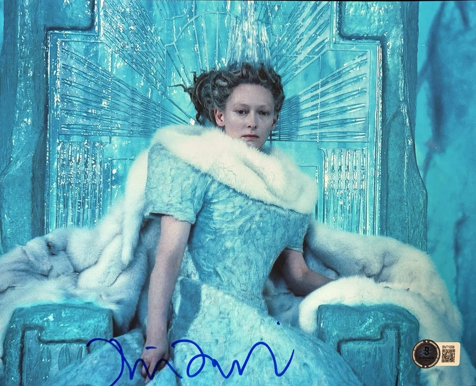 Tilda Swinton — Tilda Swinton signed 8x10 photo Chronicles of Narnia BAS COA Autograph Beckett