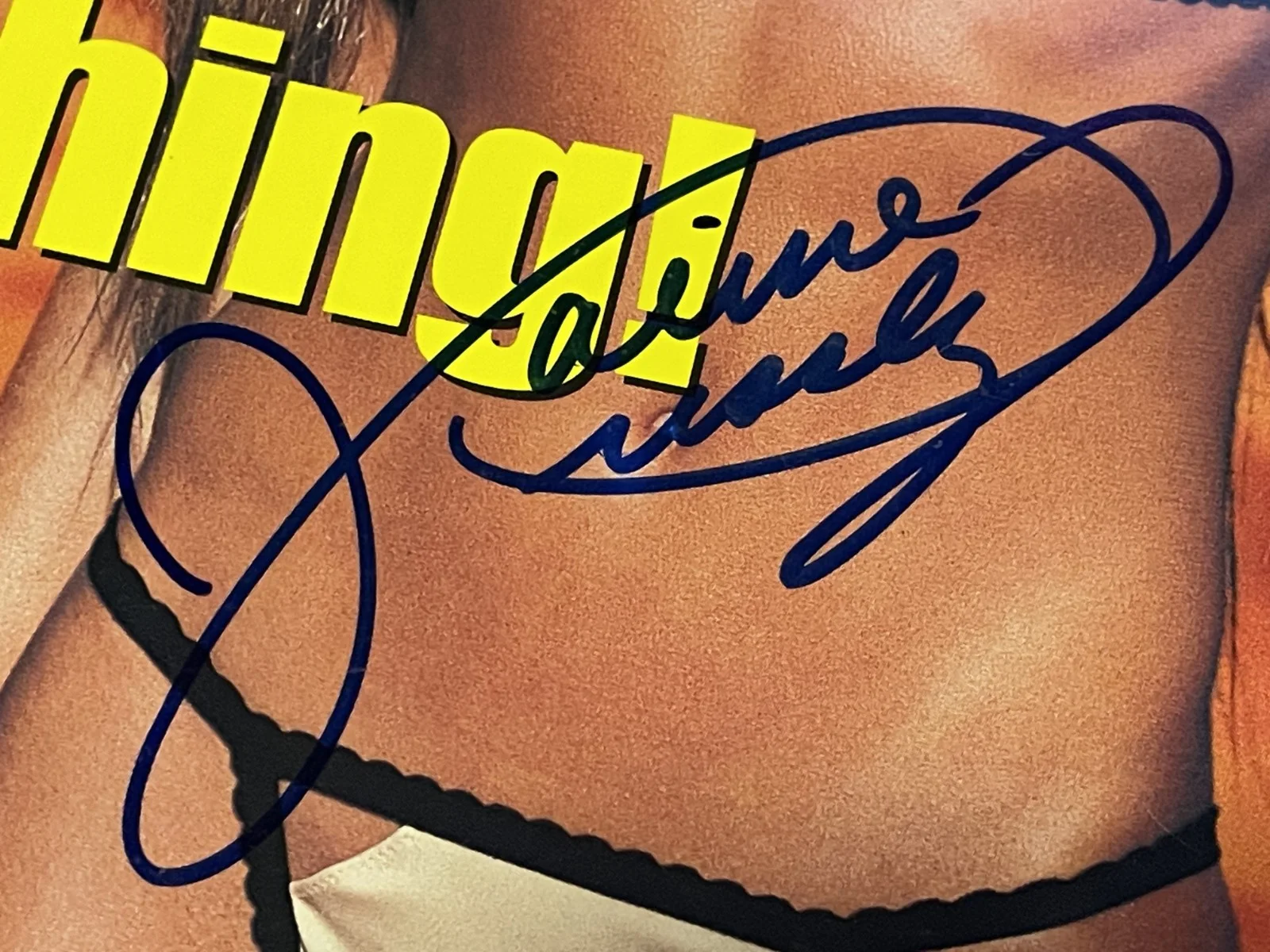 Jaime Pressly — Jaime Pressly Signed Stuff Magazine December 1999 My Name is Earl, image 2