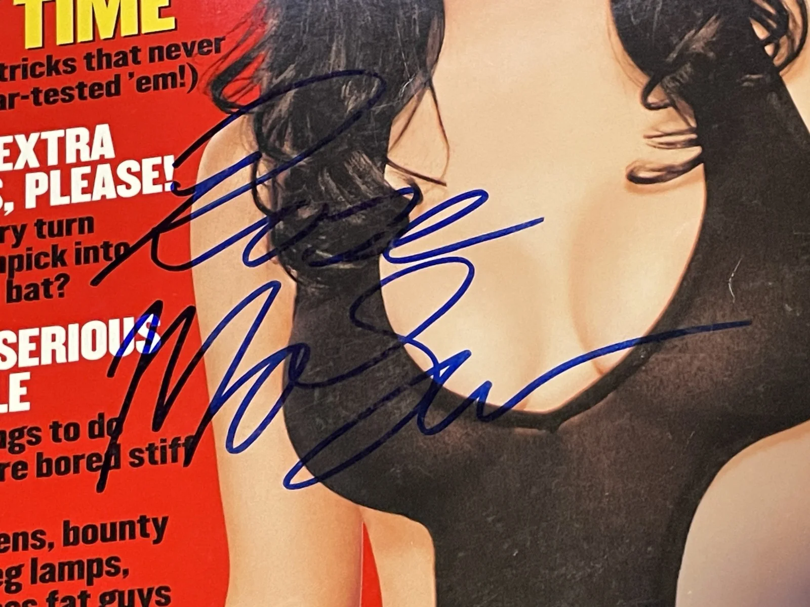 Rose McGowen — Rose McGowen Signed Maxim Magazine March 1999 Charmed Grindhouse, изображение 2