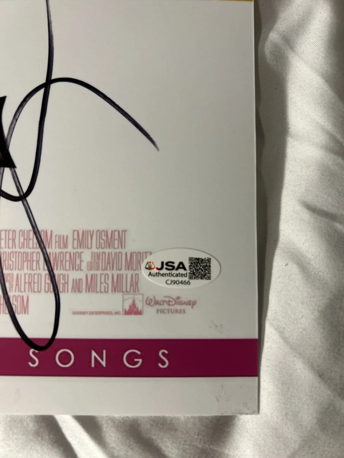 Miley Cyrus — Miley Cyrus Signed Hannah Montana Movie 12x18 Poster Disney Autographed JSA COA, изображение 3