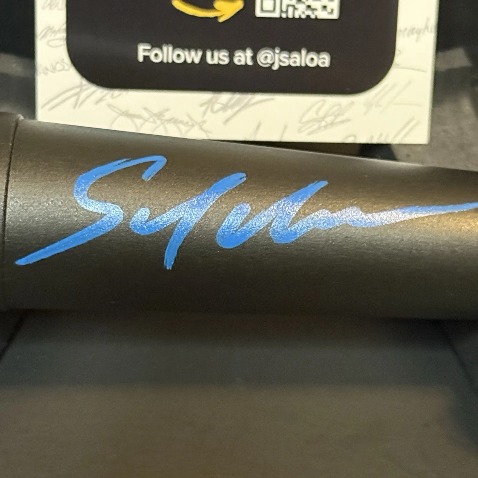 Sal Vulcano — Sal Vulcano Signed Microphone Autographed Mic Impractical Joker Comedian JSA COA, image 2