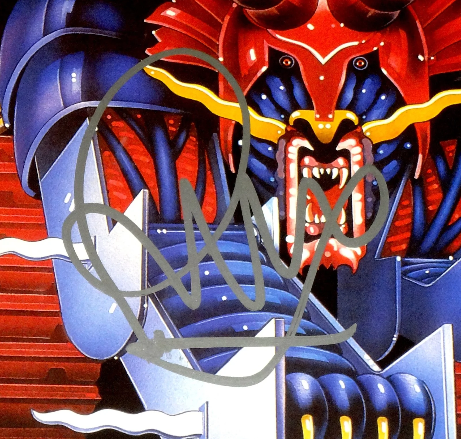 JUDAS PRIEST ROB HALFORD HAND SIGNED AUTOGRAPHED DEFENDERS ALBUM! W/EXACT PROOF!, image 2