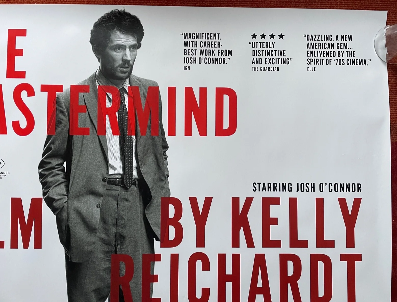 THE MASTERMIND (2025) Original UK Quad Movie Film Poster Josh O'Connor, изображение 3