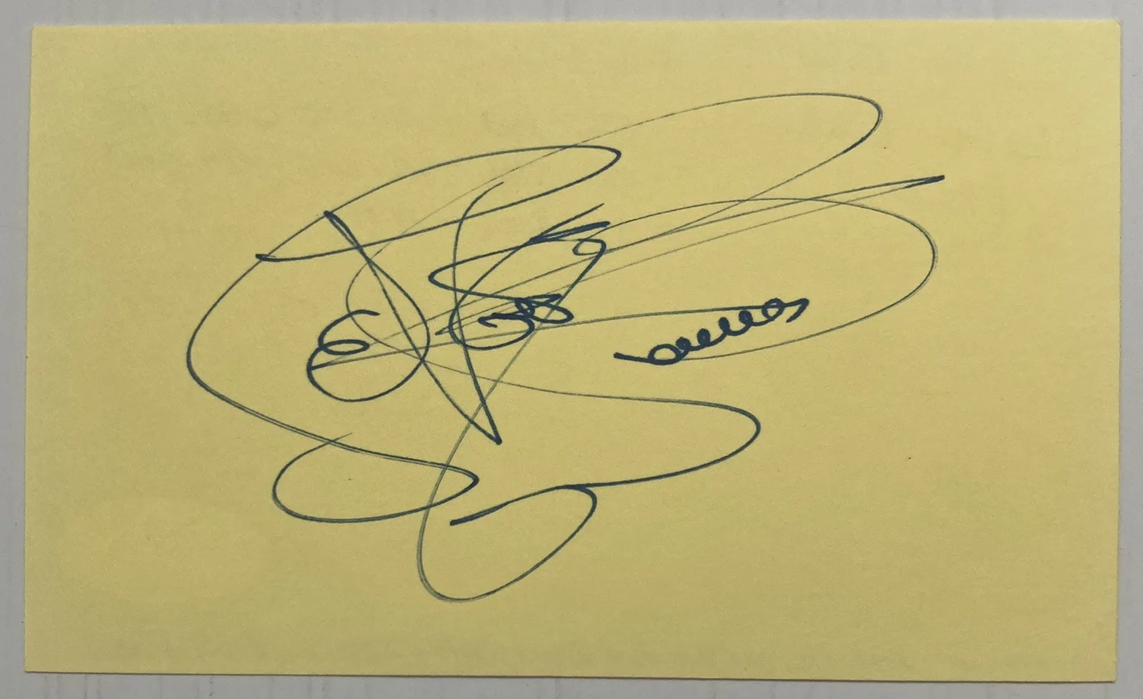LeVar Burton — Star Trek TNG LeVar Burton Signed Autograph 3x5 Index Card - JSA Cert - FREE S&H, image 2