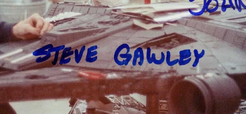 LORNE PETERSON JOE JOHNSTON GAWLEY SIGNED 11x14 PHOTO ILM STAR WARS BECKETT BAS, изображение 4