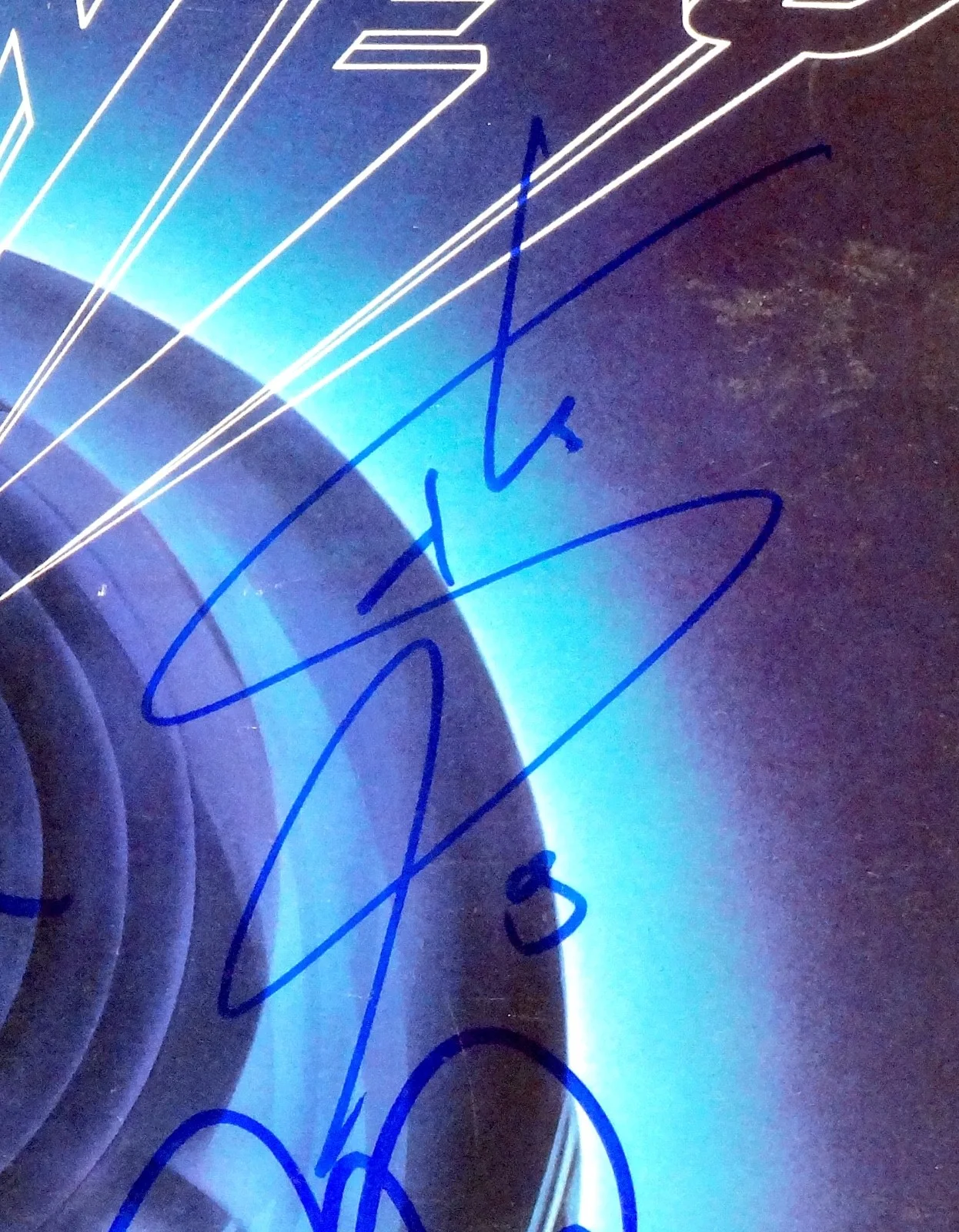 JOURNEY BAND HAND SIGNED AUTOGRAPHED FRONTIERS VINYL ALBUM BY ALL 5! RARE W/ COA, изображение 2