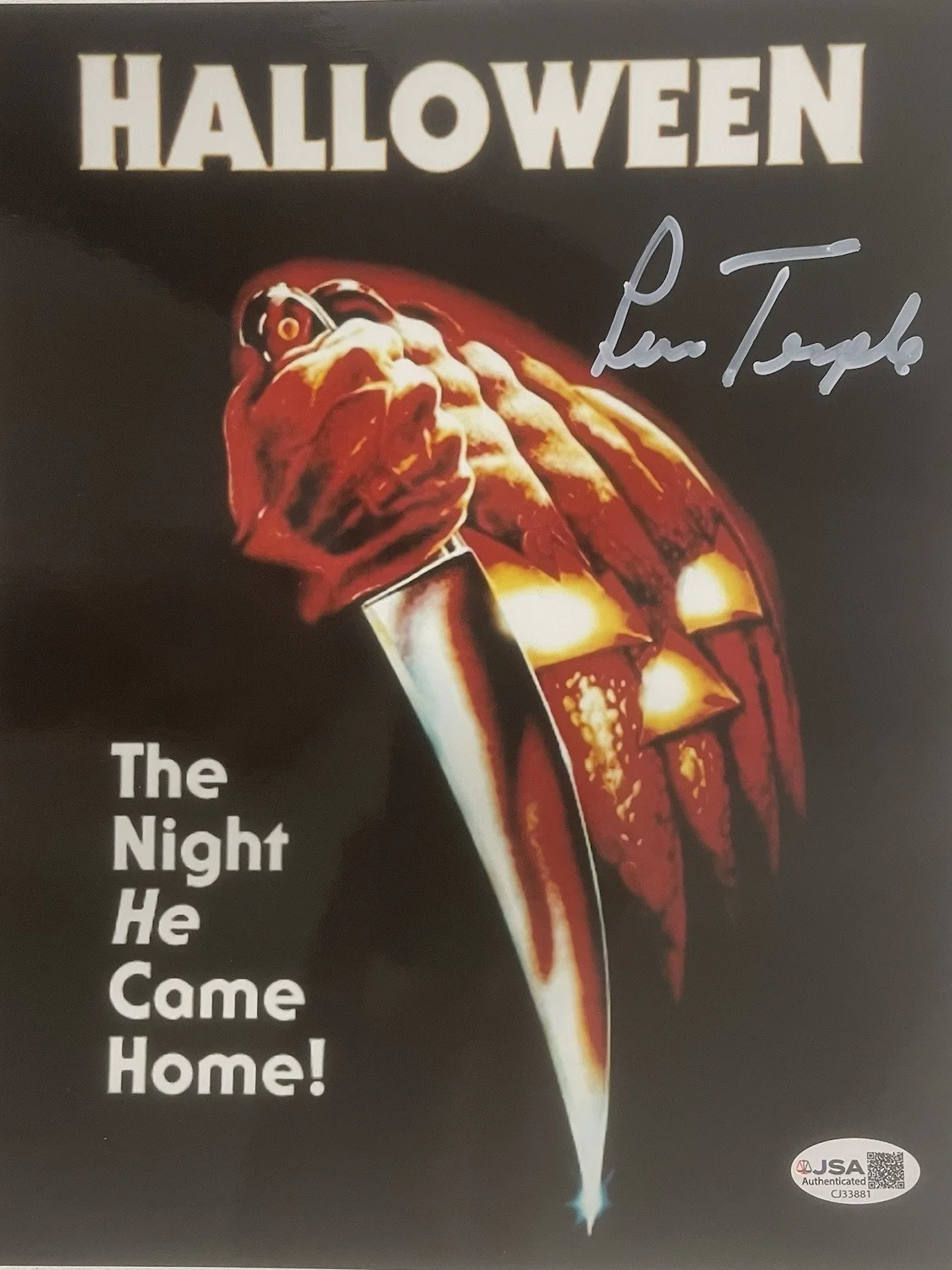 Lew Temple — SALE!! Lew Temple Signed Halloween 8x10 Photo JSA Certified