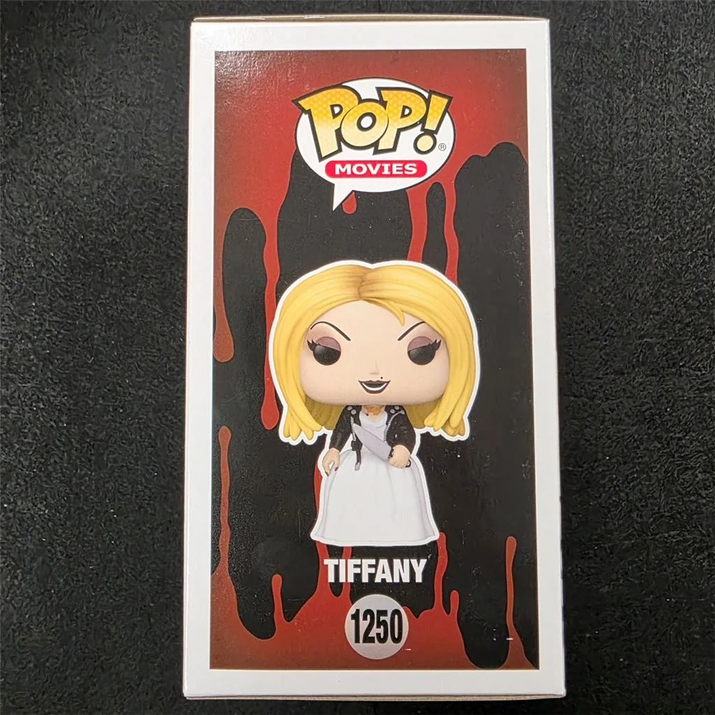 Jennifer Tilly — Jennifer Tilly signed Bride of Chucky Tiffany Funko Pop! 1250 red autograph JSA, изображение 4