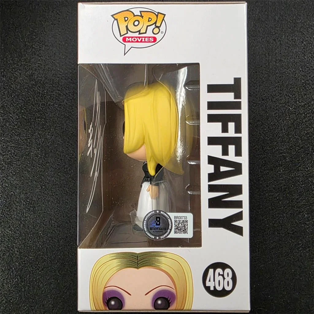 Jennifer Tilly — Jennifer Tilly signed "Tiff" Tiffany Chucky Funko Pop 468 autograph Beckett BAS, image 2