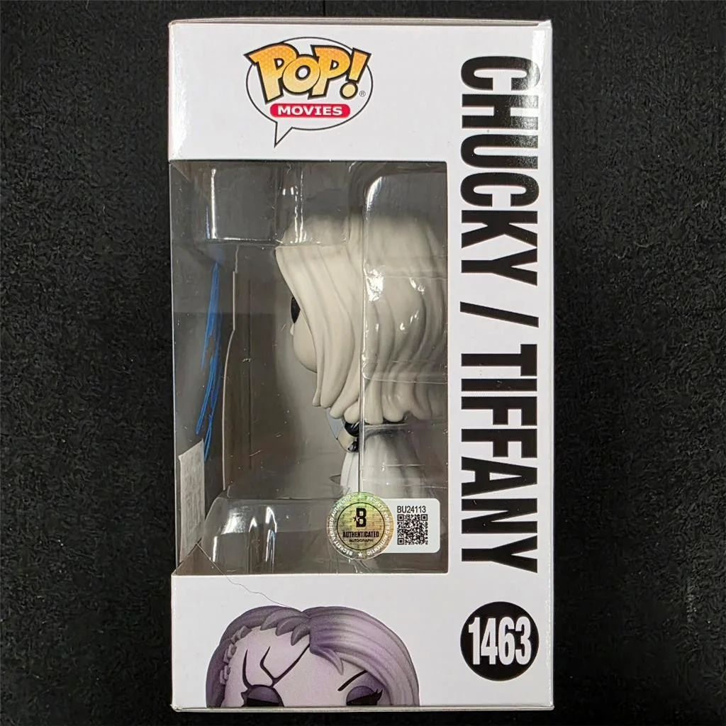 Jennifer Tilly — Jennifer Tilly signed Chucky Tiffany Scare Fair Funko Pop autograph Beckett BAS, изображение 2