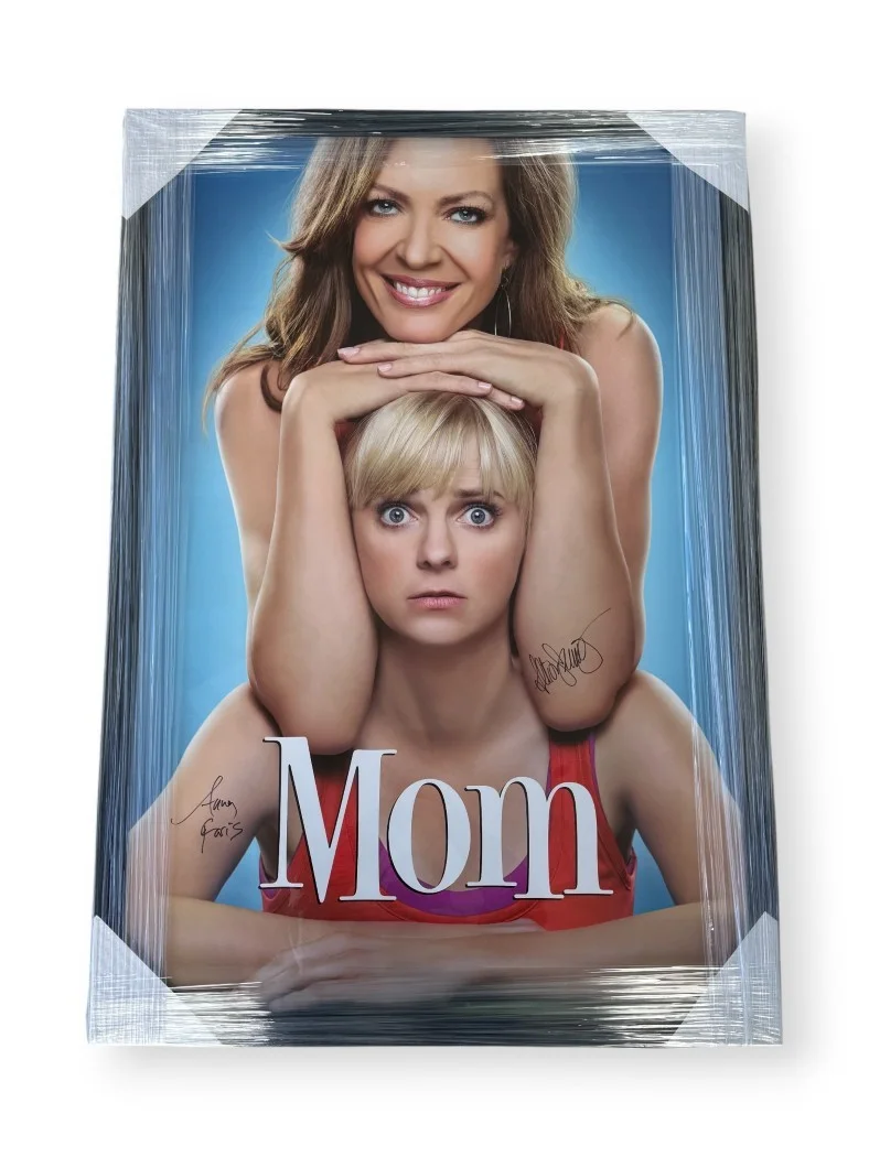 Anna Faris, Allison Janney — Anna Faris Allison Janney Signed Autographed 28x40 Poster Mom Framed JSA AL29711