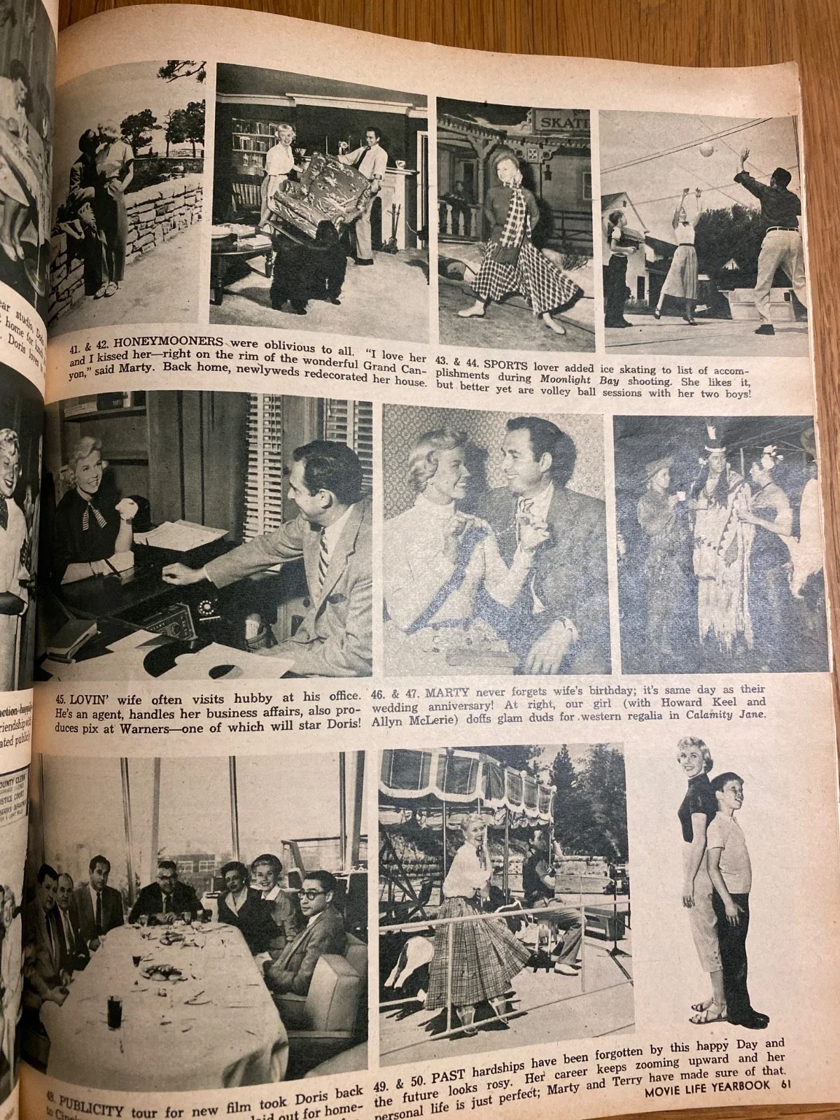 1953 #18 MOVIE LIFE YEARBOOK MAGAZINE - DORIS DAY FRONT COVER, изображение 3