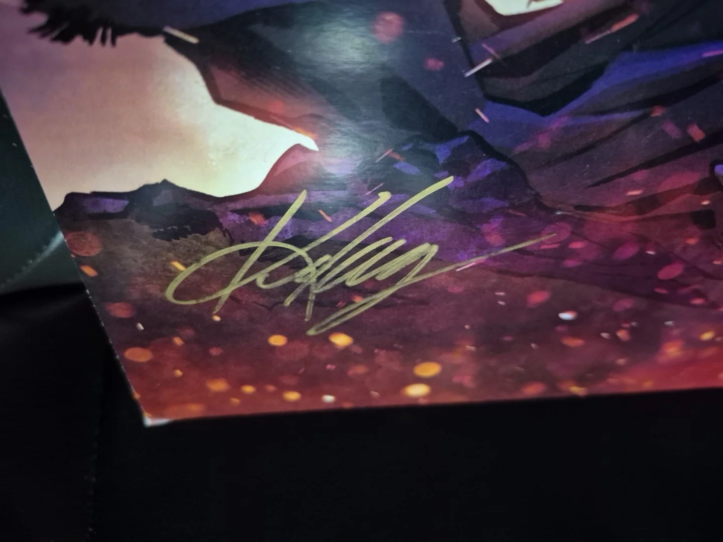 Star Wars Rob Prior Grogu signed 11x 17, image 3