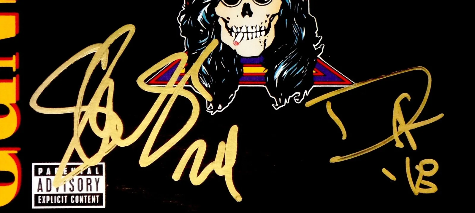 GUNS N' ROSES HAND SIGNED AUTOGRAPHED APPETITE FOR DESTRUCTION ALBUM W/PROOF+COA, image 2