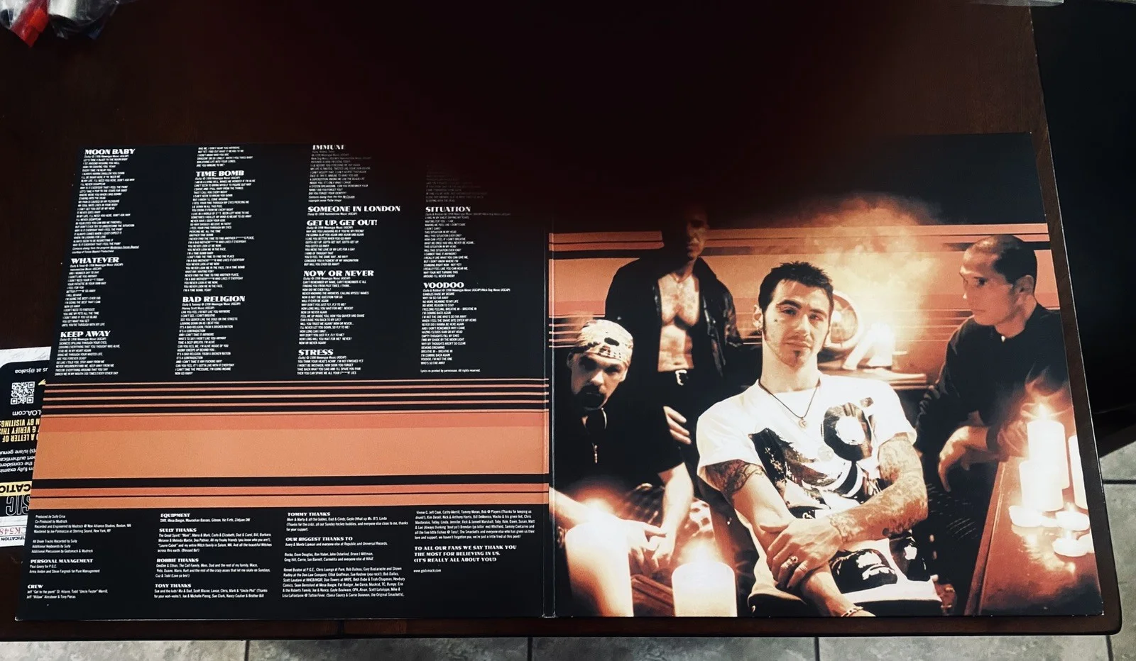 Sully Erna Signed GODSMACK Vinyl LP Authenticated Inscribed JSA COA James Spence, image 3