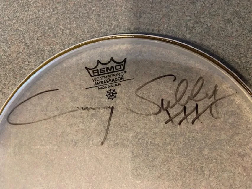 Signed 10” Drumhead - 10” Drumhead Signed By Godsmack Full Band, image 2