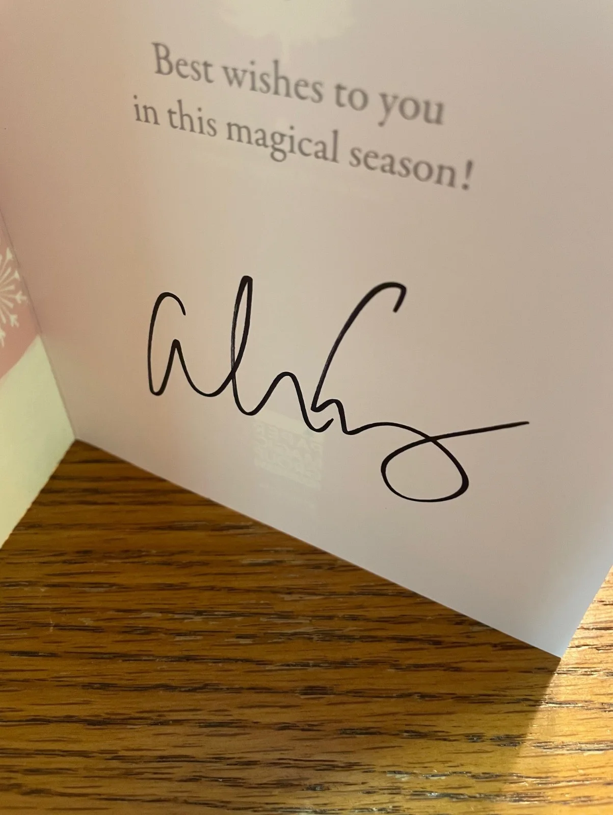 ALICE COOPER Signed Autographed Christmas Card & Set of 3 HexChrome Golf Balls, image 4