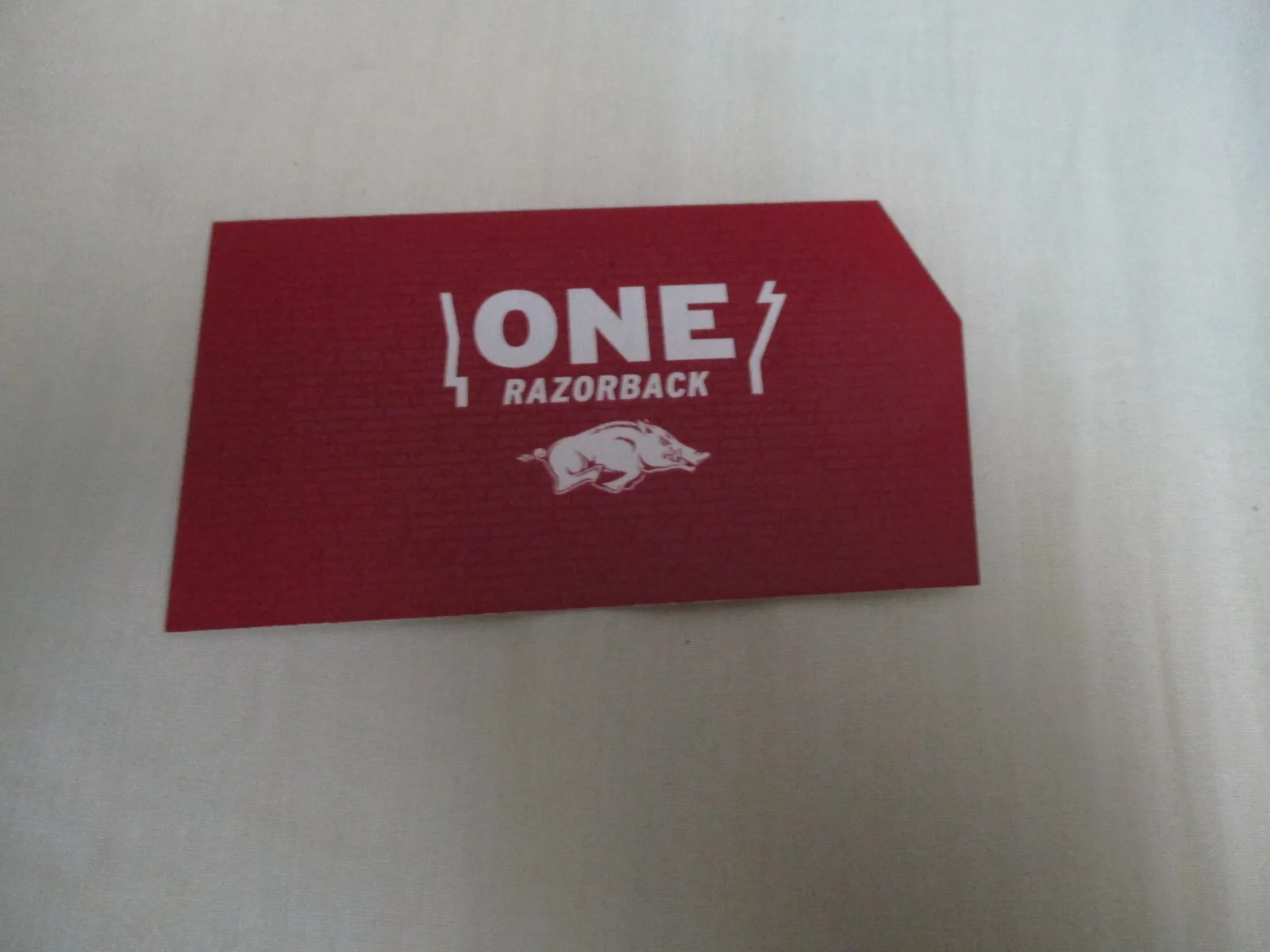 Arkansas Razorbacks JOHN CALIPARI Signed Business Card BASKETBALL HOF AUTOGRAPH, изображение 2