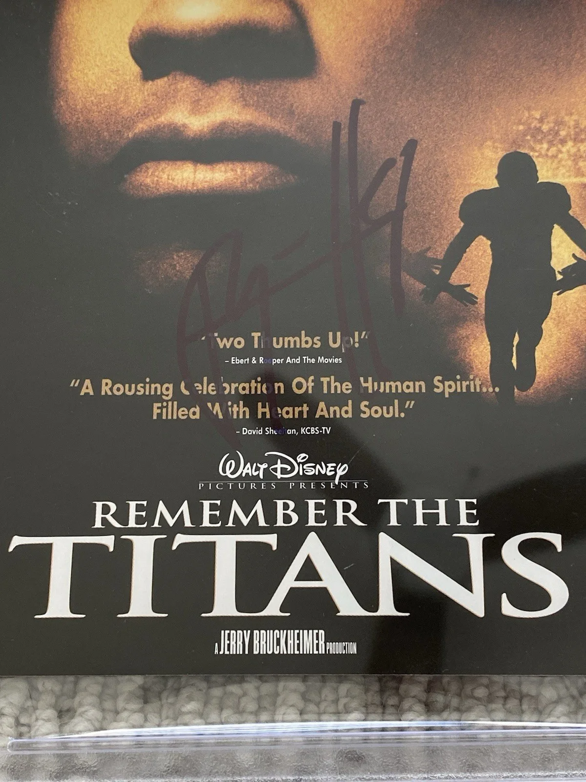 Ryan Hurst Signed Remember The Titans DVD Cover PSA Encased PSA/DNA, image 2
