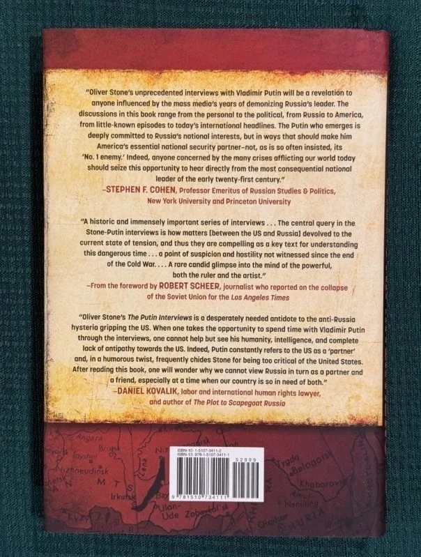 Oliver Stone — Oliver Stone Signed The Putin Interviews Book JSA Premiere Collectibles Auto, image 4