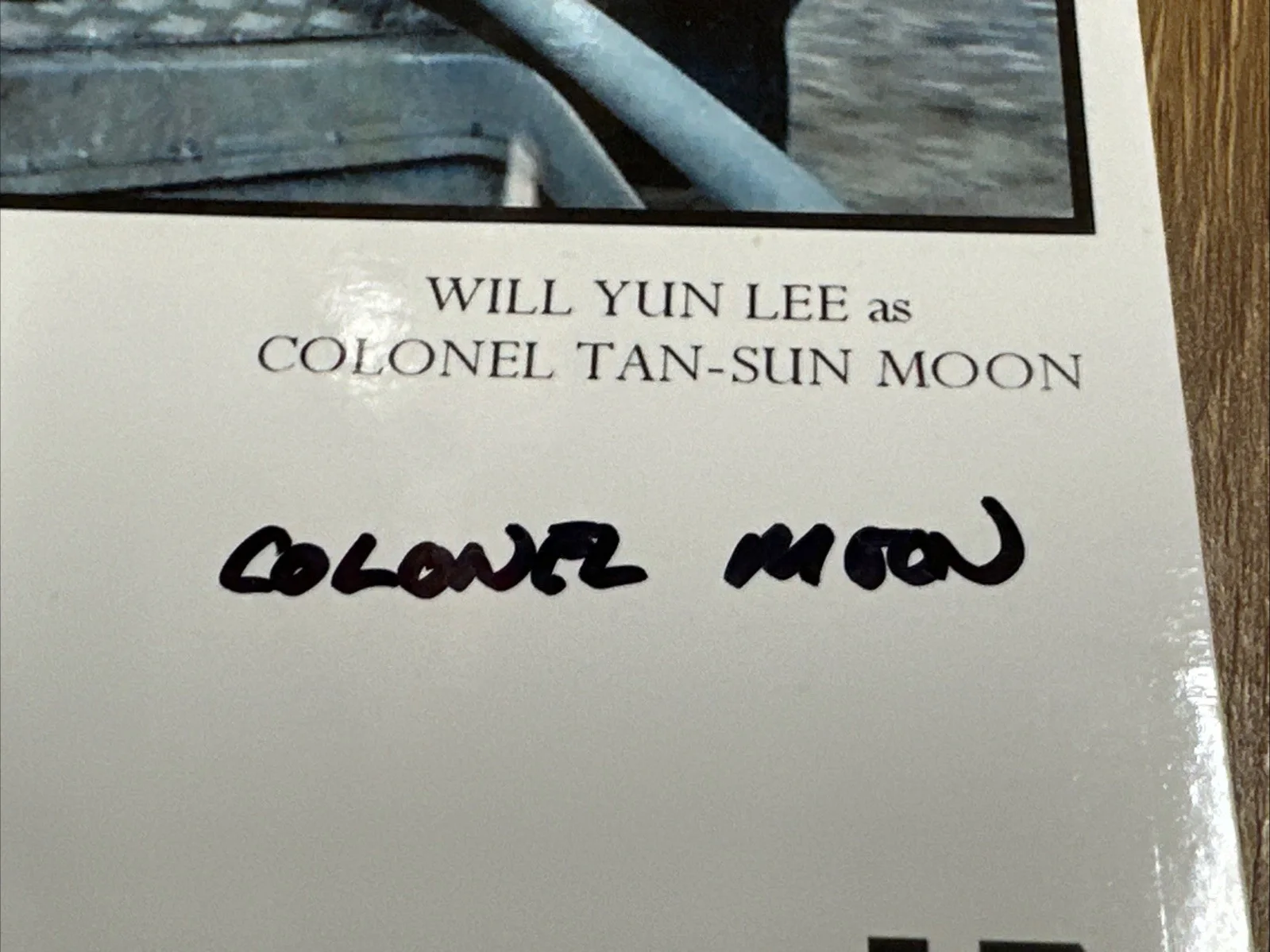 Will Yun Lee James Bond Autographed Signed 8x10 Color Photo B’BC COA, image 3