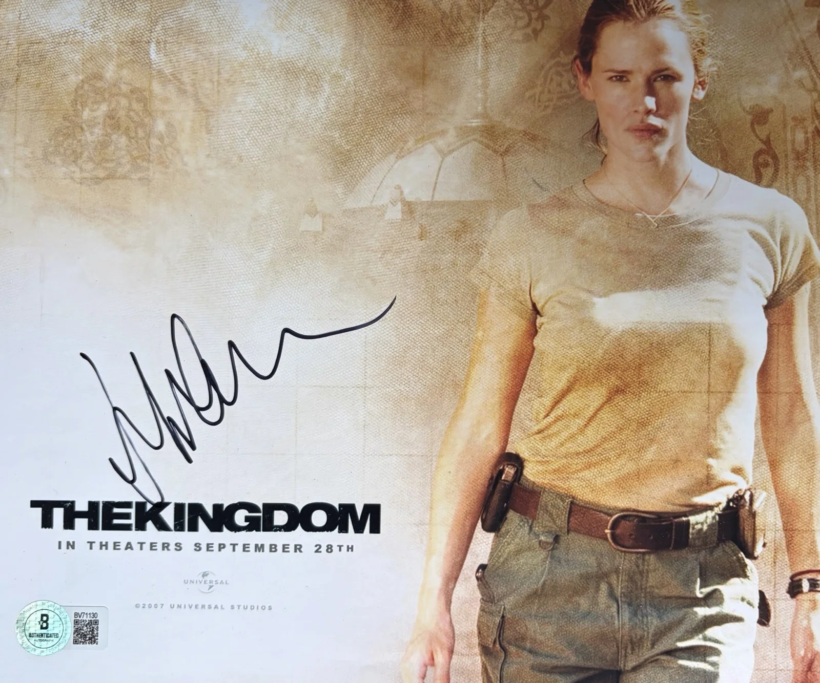 Jennifer Garner — Jennifer Garner Signed The Kingdom 8x10 Photo BAS Beckett COA Autograph