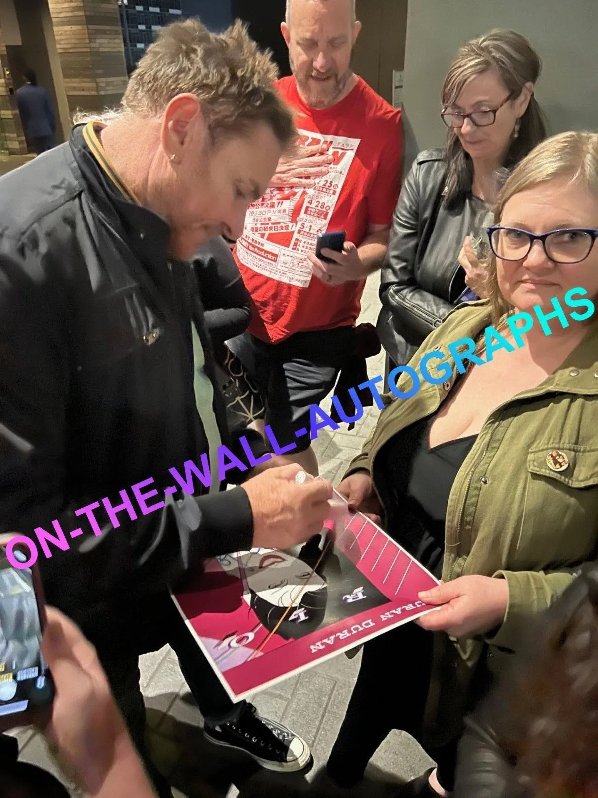 DURAN DURAN HAND SIGNED AUTOGRAPHED THANK YOU ALBUM FLAT BY 4 RARE W/ PROOF +COA, изображение 4