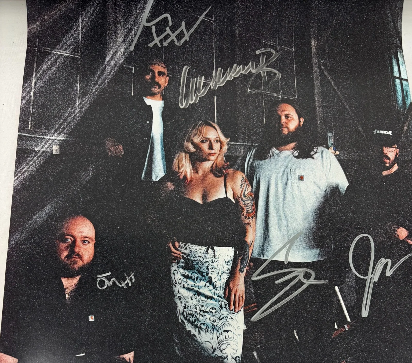Dying Wish signed Poster JSA COA, image 2