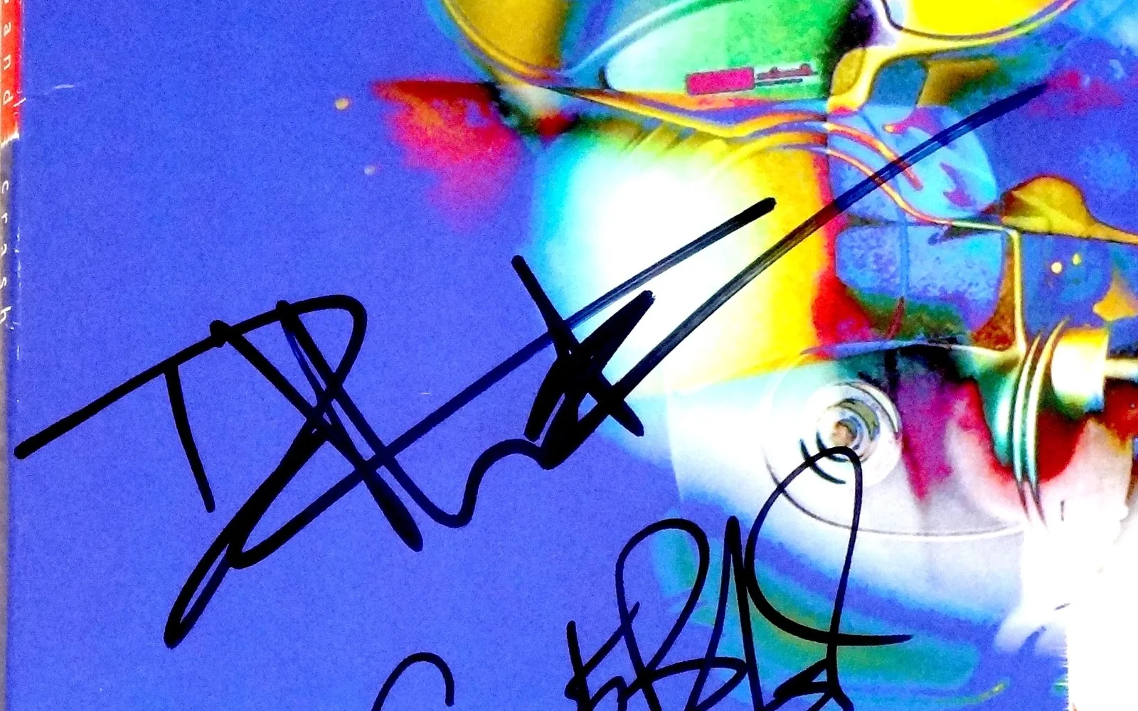 DAVE MATTHEWS BAND HAND SIGNED AUTOGRAPHED CRASH VINYL ALBUM BY 3 WITH PROOF+COA, image 2