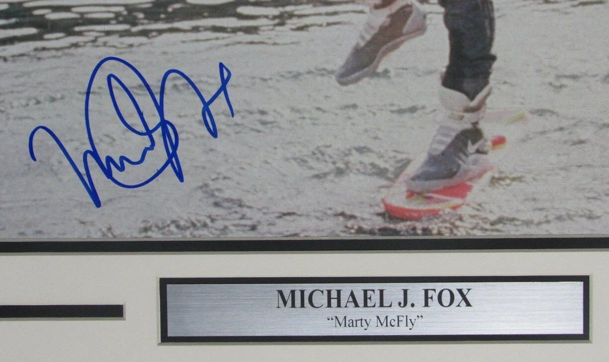 Michael J Fox "Back to the Future" Signed/Auto 16x20 Photo Framed Beckett 162998, изображение 2