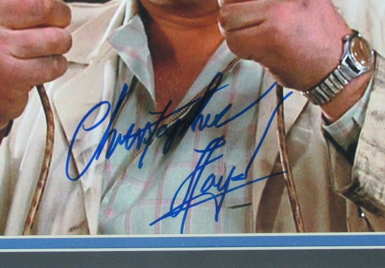 Christopher Lloyd Signed 11x14 Back to the Future Photo Framed JSA 161730, image 2
