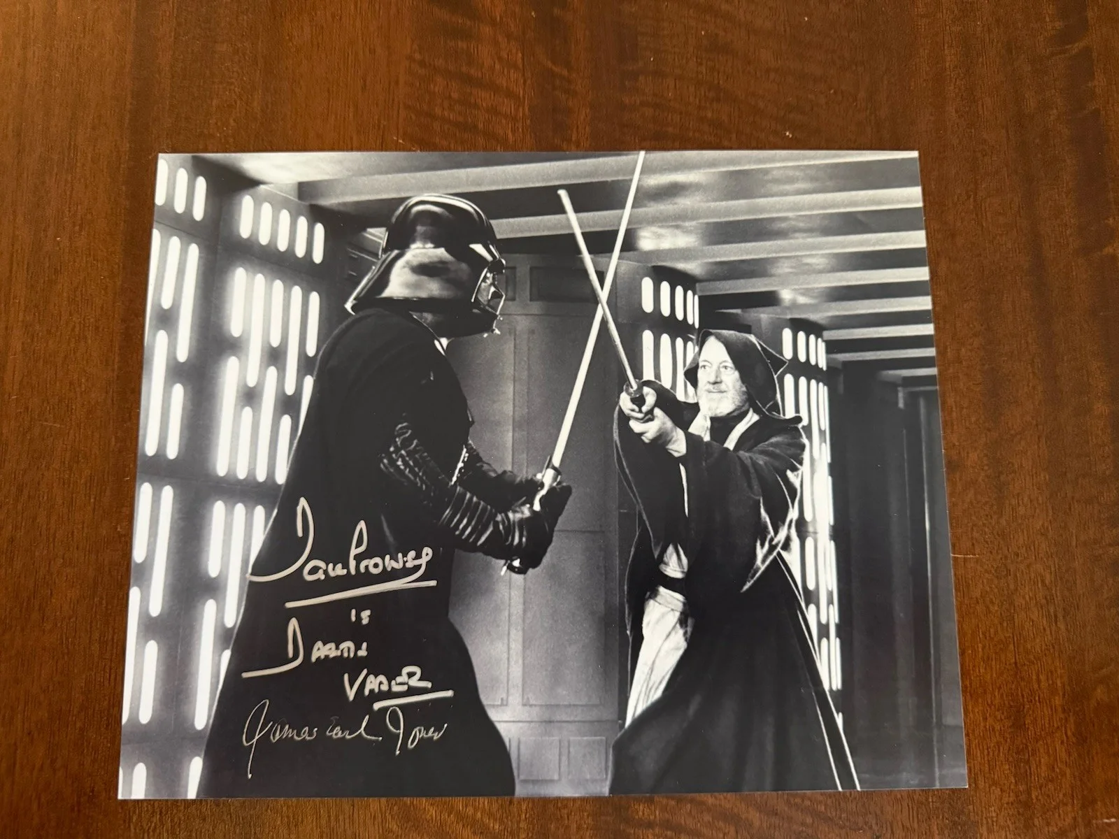 Dual Signed Dave Prowse Darth Vader James Earl Jones Star Wars 8x10 JSA COA, изображение 4