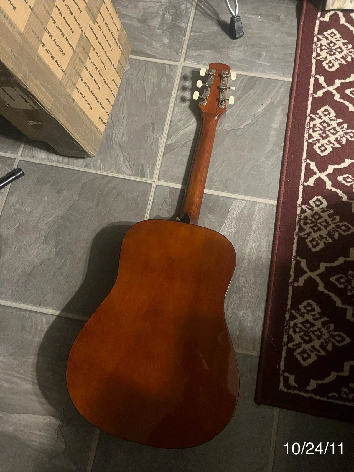 Willie Nelson *ON THE ROAD AGAIN* Signed Acoustic Guitar, image 3