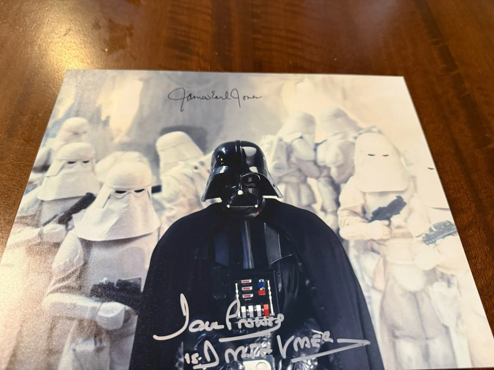 Dual Signed Dave Prowse Darth Vader James Earl Jones Star Wars 8x10 JSA COA, изображение 2